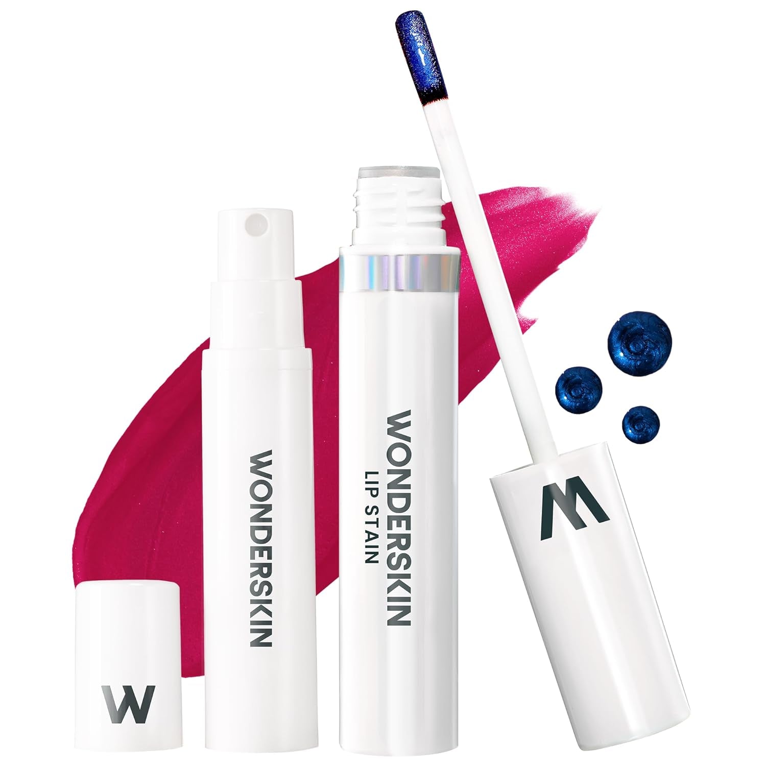 Wonderskin Wonder Blading Lip Stain Peel off and Reveal Kit - Long Lasting, Waterproof Pink Lip Tint, Transfer Proof Natural Lip Stain Kit (Beautiful)