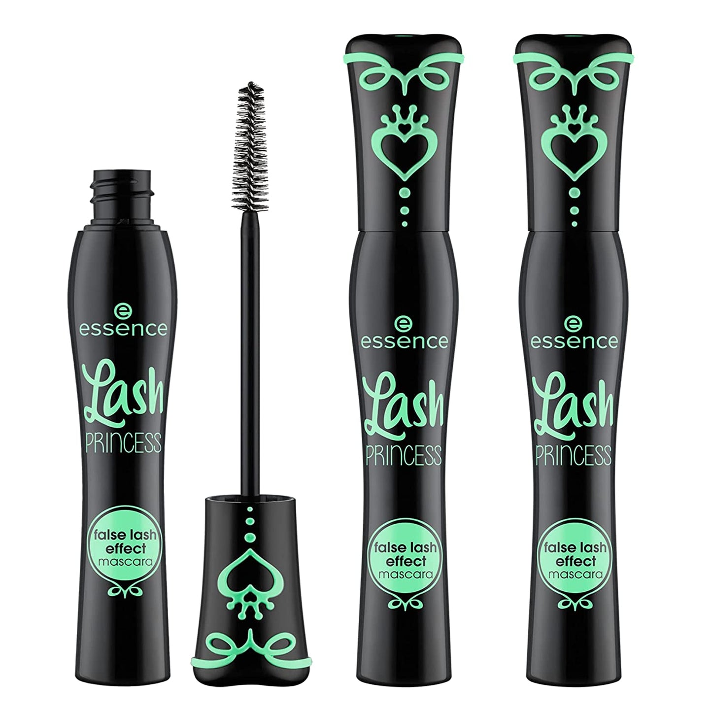 Essence | Lash Princess False Lash Effect Mascara (3 Pack) | Smudgeproof Volume & Length | Cruelty Free & Paraben Free