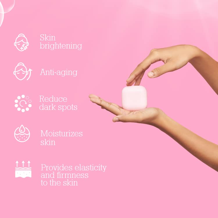 Skin Brightening Soap for Face & Natural Glowing Skin - Moisturizer, Body Cleansing Bar