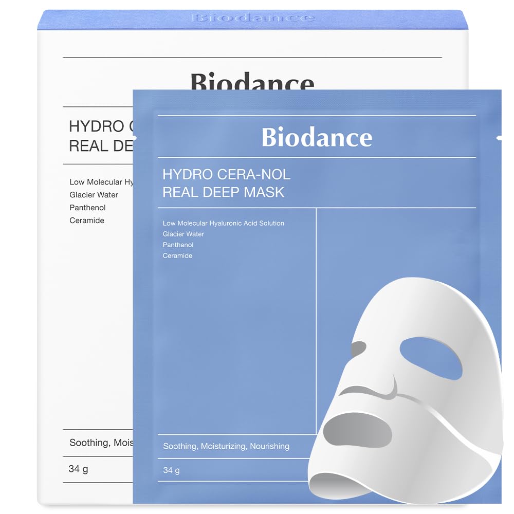 BIODANCE Bio-Collagen Deep Hydrating Overnight Mask for Pore Minimizing and Elasticity Improvement - 34g x 4 Ea