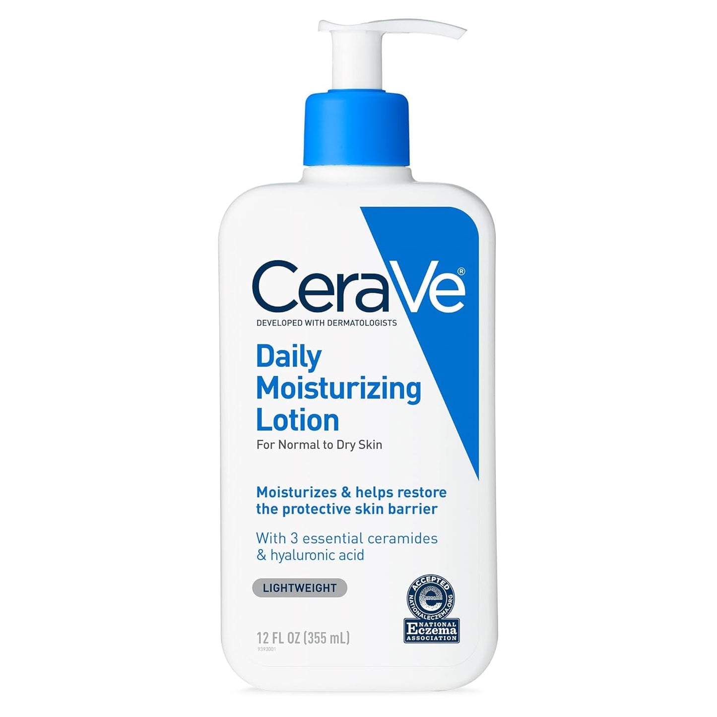 Cerave Daily Moisturizing Lotion for Dry Skin, Body Lotion & Face Moisturizer with Hyaluronic Acid and Ceramides, Daily Moisturizer, Fragrance Free, Oil-Free.