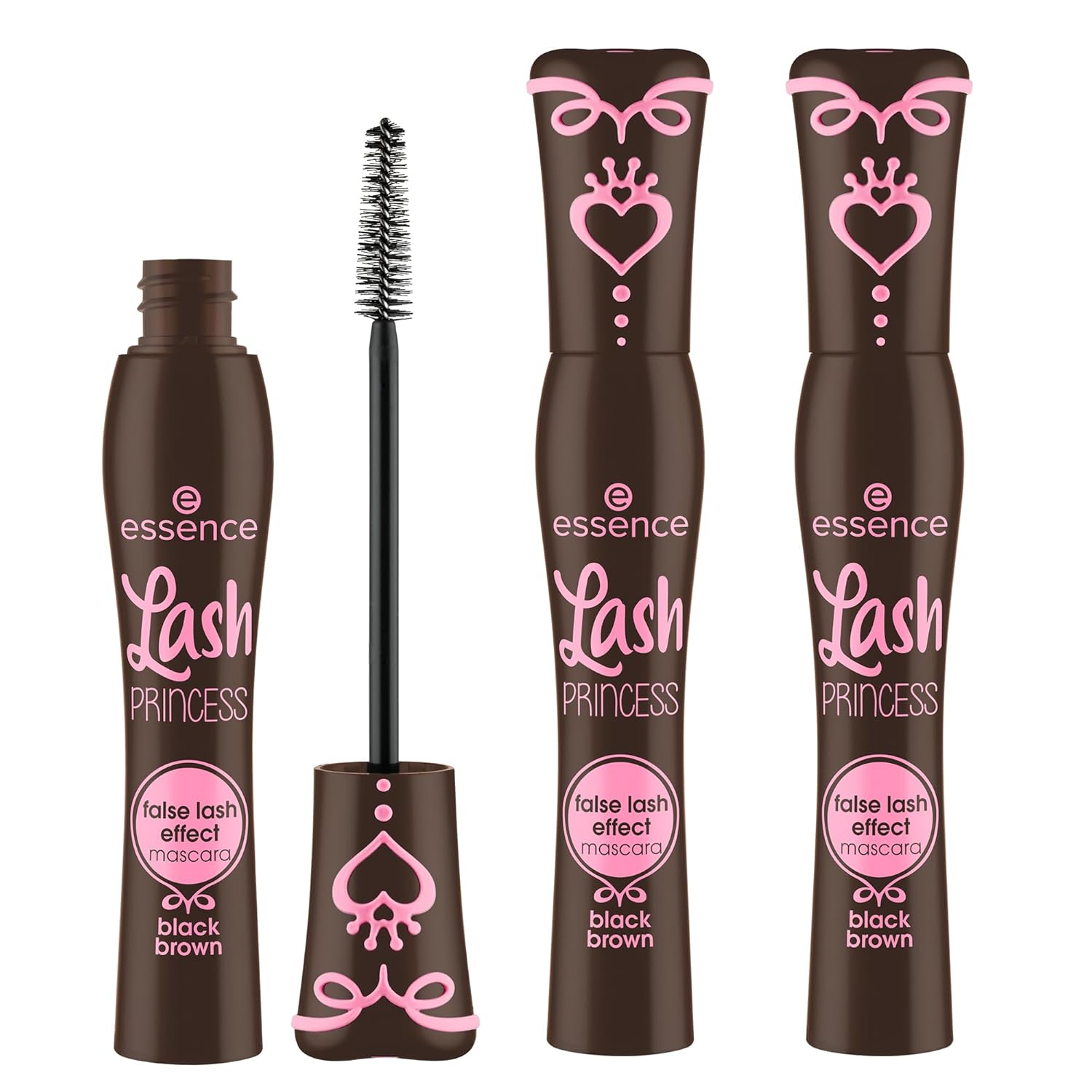 Essence | Lash Princess False Lash Effect Mascara (3 Pack) | Smudgeproof Volume & Length | Cruelty Free & Paraben Free