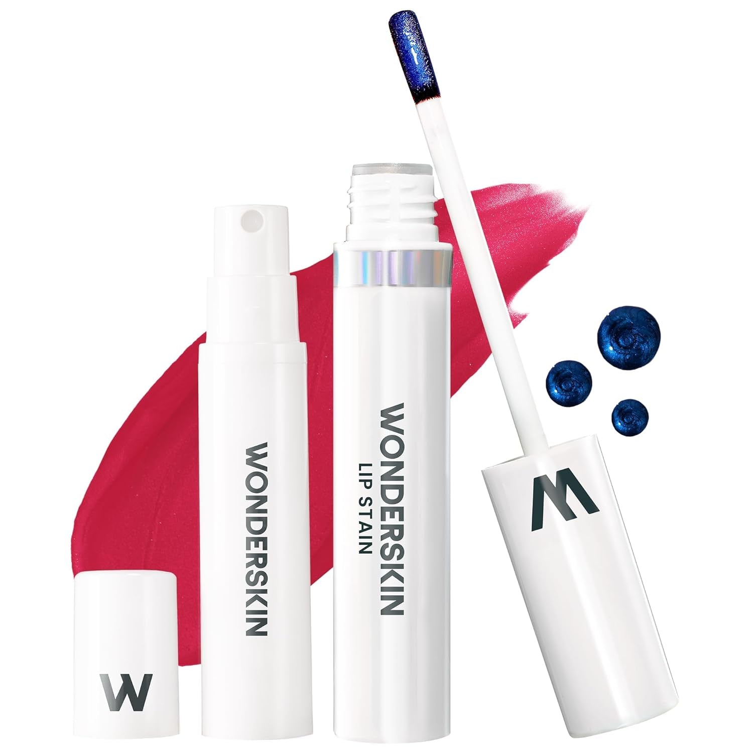 Wonderskin Wonder Blading Lip Stain Peel off and Reveal Kit - Long Lasting, Waterproof Pink Lip Tint, Transfer Proof Natural Lip Stain Kit (Beautiful)