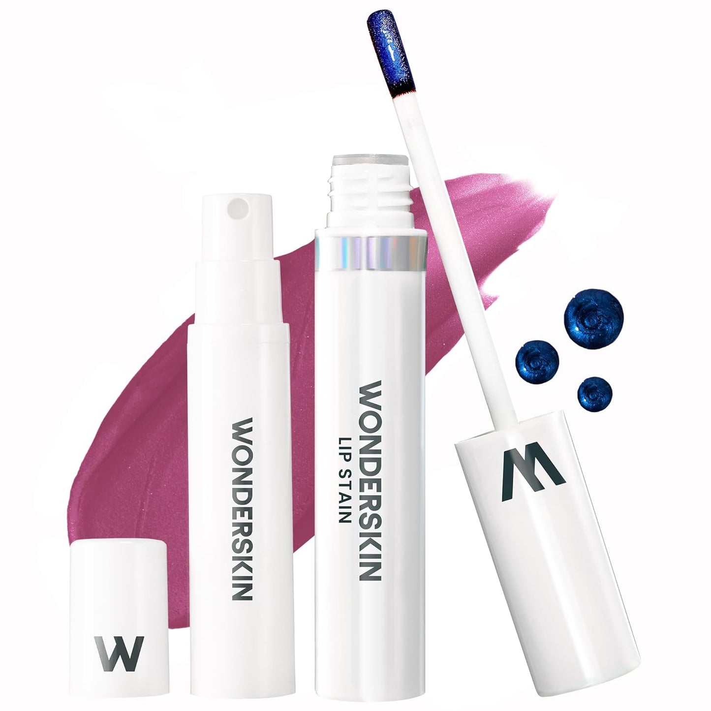 Wonderskin Wonder Blading Lip Stain Peel off and Reveal Kit - Long Lasting, Waterproof Pink Lip Tint, Transfer Proof Natural Lip Stain Kit (Beautiful)