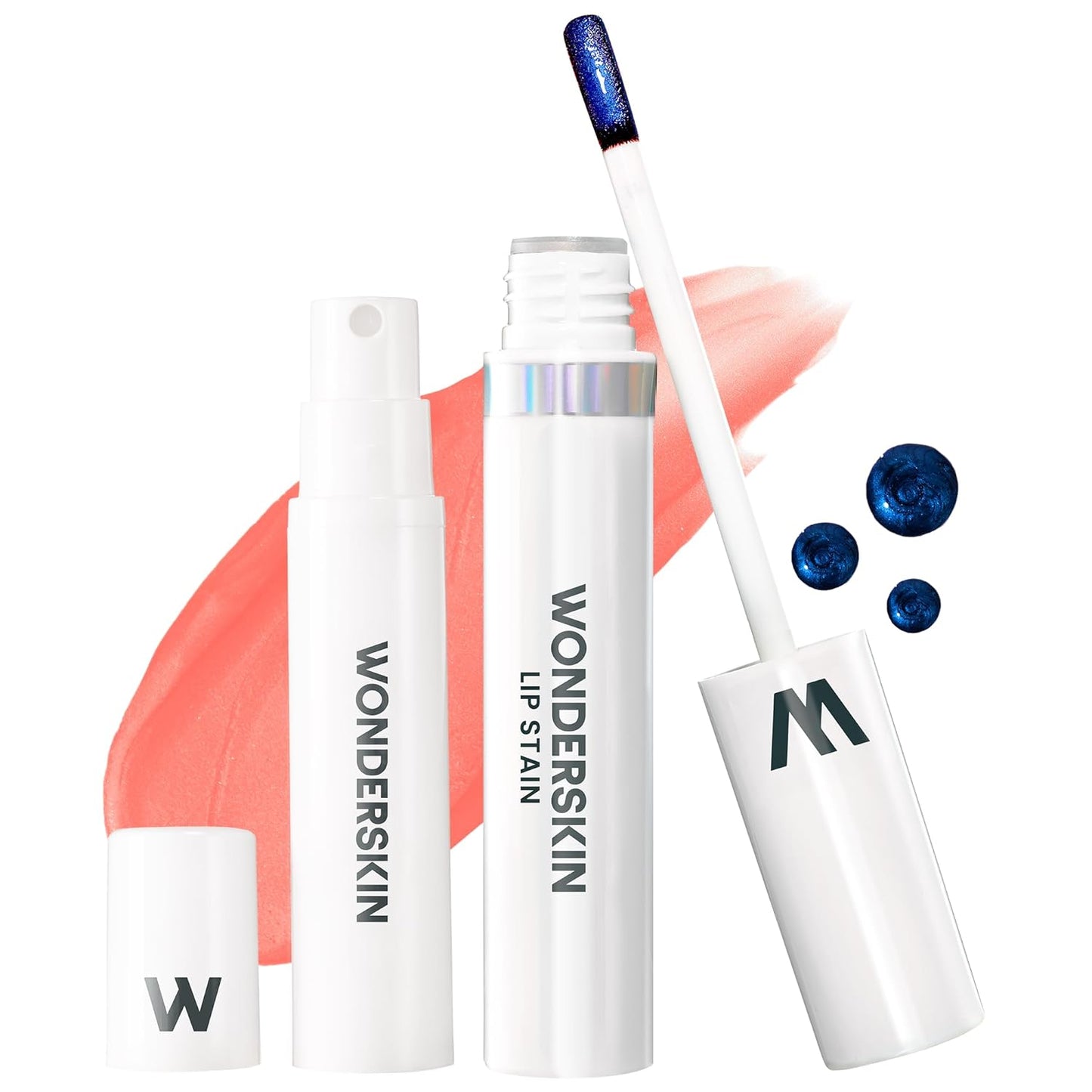 Wonderskin Wonder Blading Lip Stain Peel off and Reveal Kit - Long Lasting, Waterproof Pink Lip Tint, Transfer Proof Natural Lip Stain Kit (Beautiful)