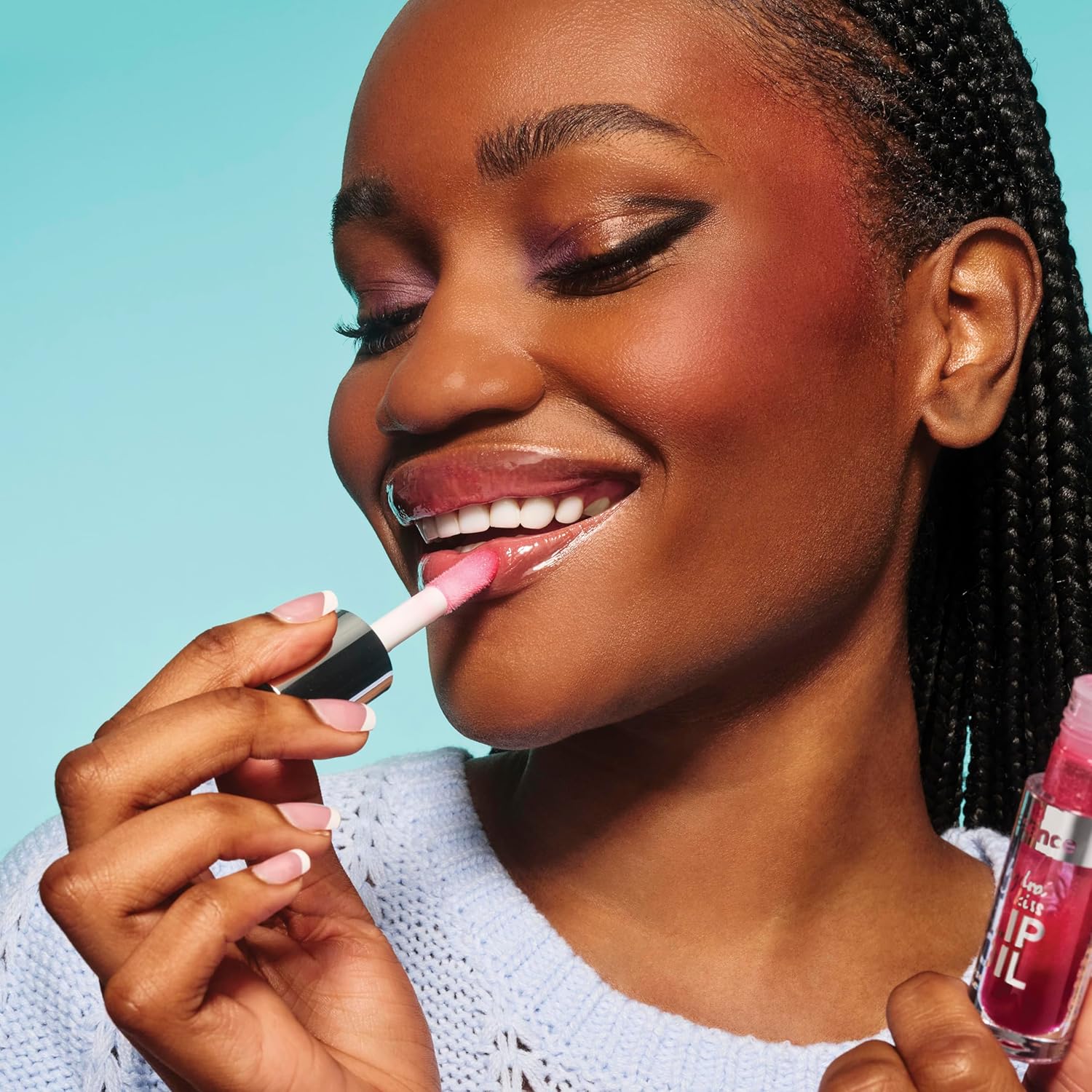 Essence | Hydra Kiss Lip Oil | Vegan & Cruelty Free (03 | Pink Champagne)